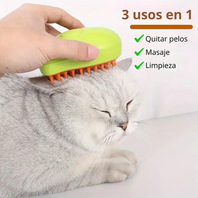 Cepillo Vaporizador para mascotas  (RECARGABLE ⚡)